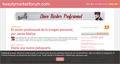 Desktop Screenshot of beautymarketforum.com